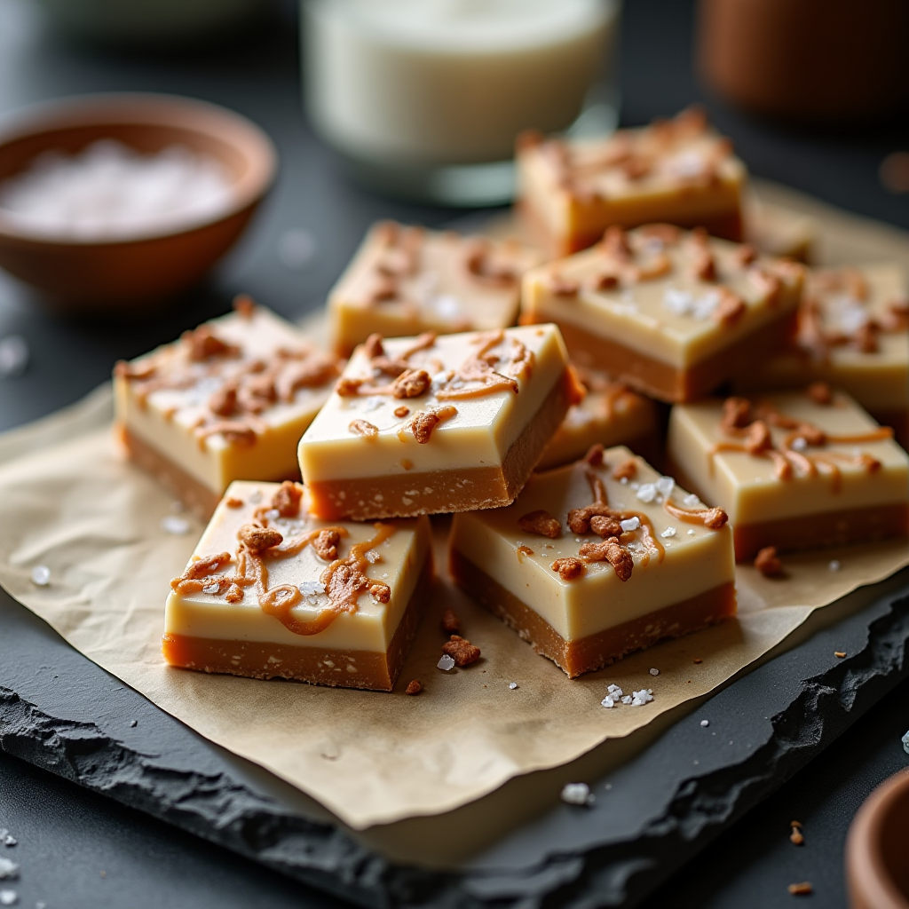 Salted Caramel Pretzel Frozen Yogurt Bark